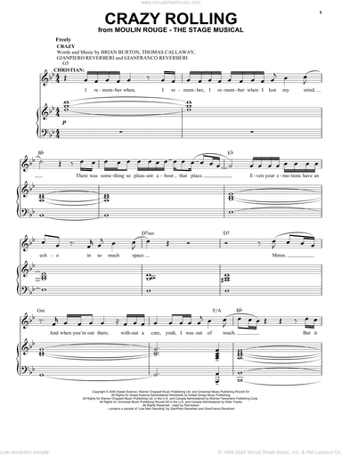 Crazy Rolling (from Moulin Rouge! The Musical)