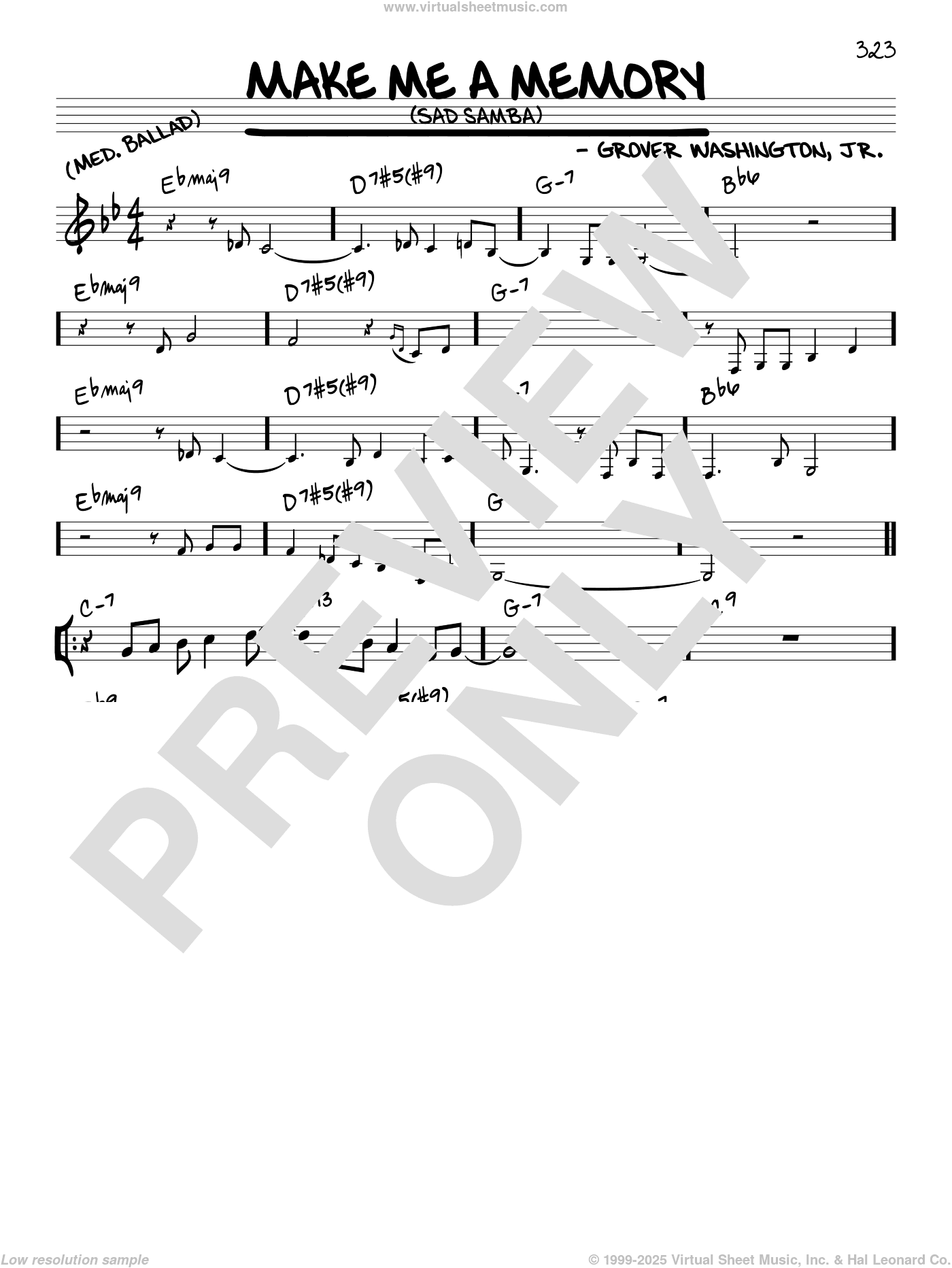 Make Me A Memory (Sad Samba)