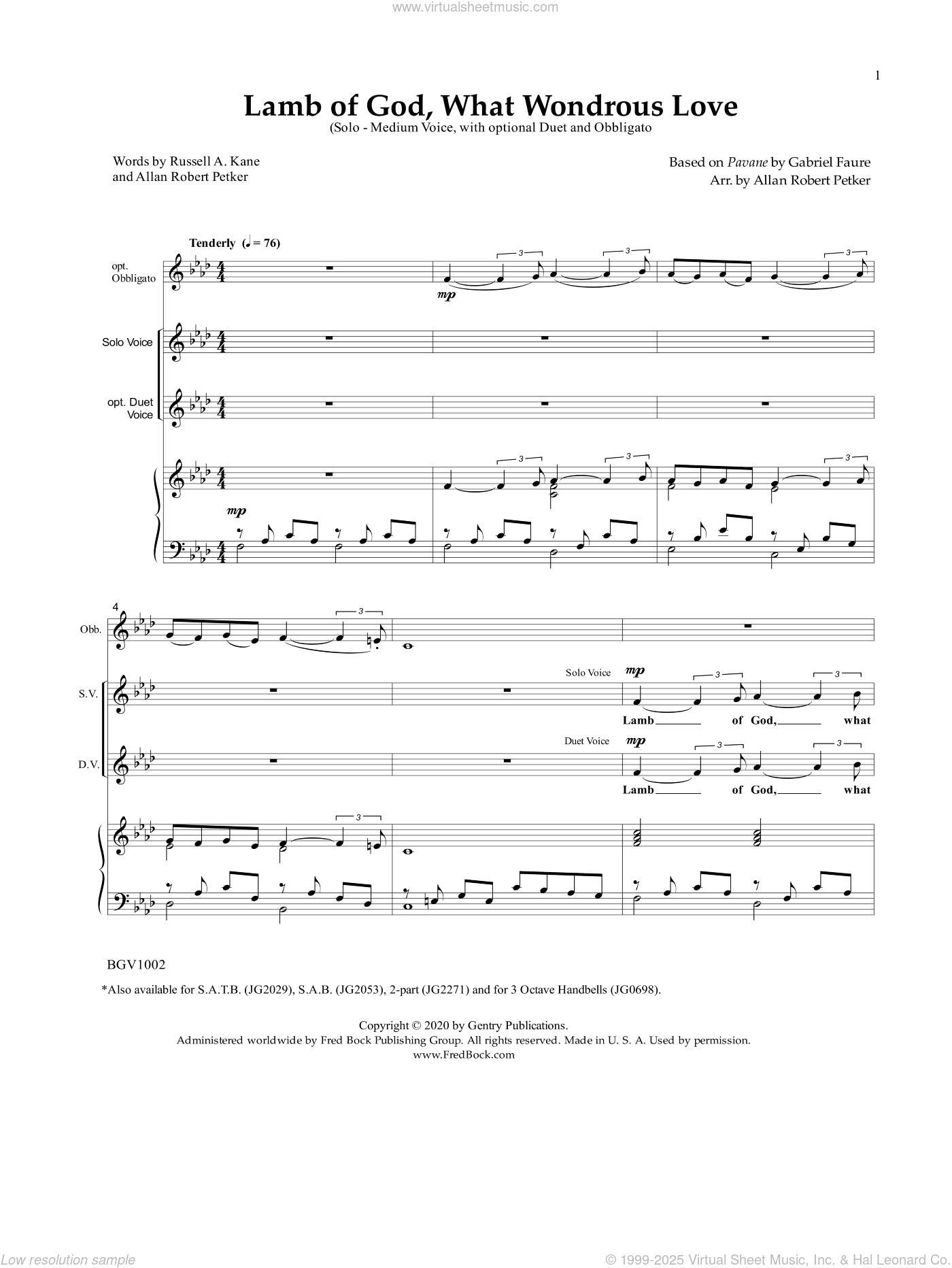 Lamb of God, What Wondrous Love