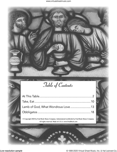 Three Communion Solos