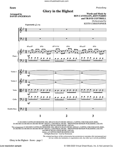 Glory In The Highest (arr. David Angerman)