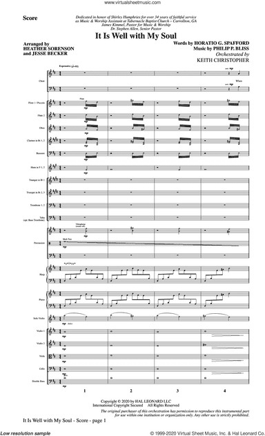 It Is Well with My Soul (arr. Heather Sorenson and Jesse Becker)
