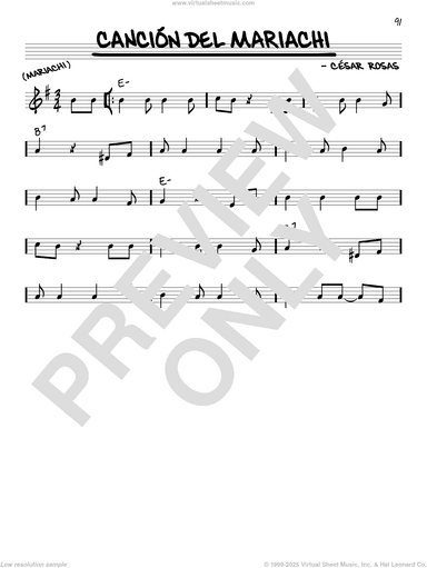 Cancion Del Mariachi