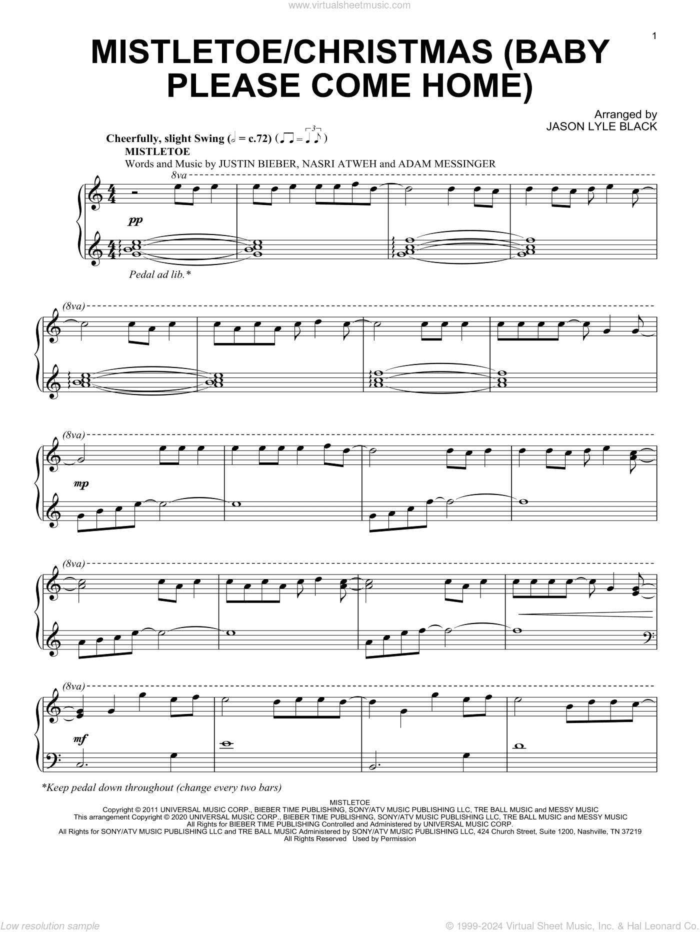 Mistletoe/Christmas (Baby Please Come Home)