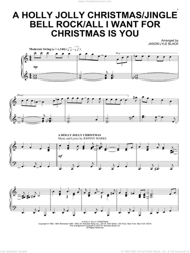A Holly Jolly Christmas/Jingle Bell Rock/All I Want For Christmas Is You