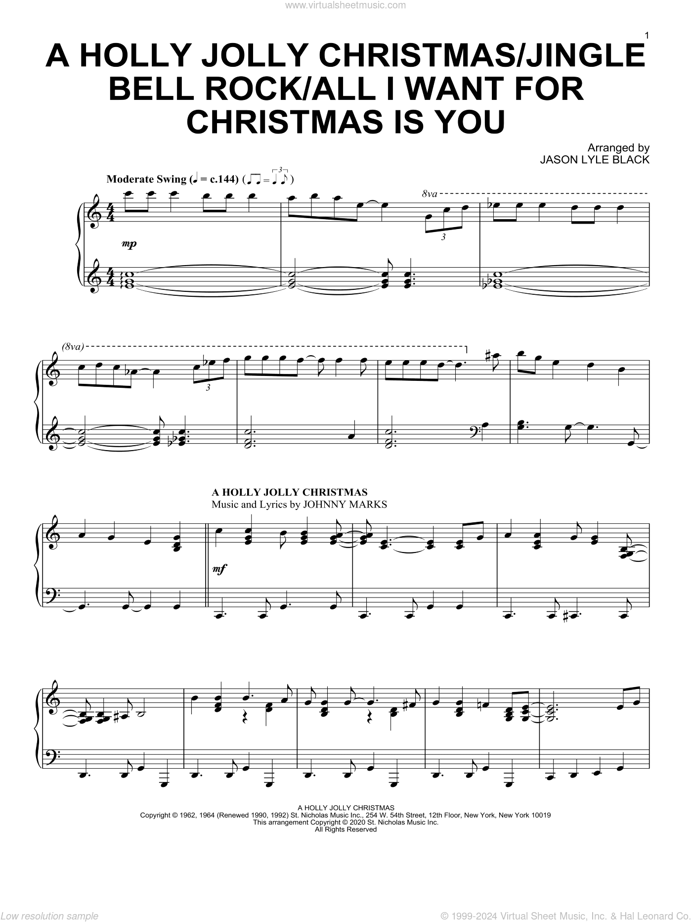 A Holly Jolly Christmas/Jingle Bell Rock/All I Want For Christmas Is You