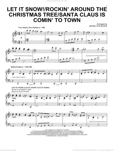 Let It Snow!/Rockin' Around the Christmas Tree/Santa Claus Is Comin' To Town