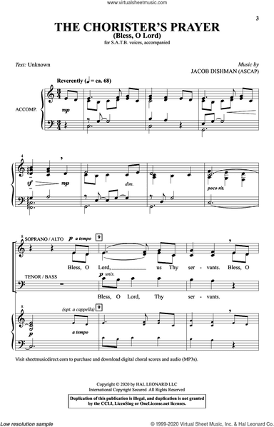 The Chorister's Prayer (Bless, O Lord)