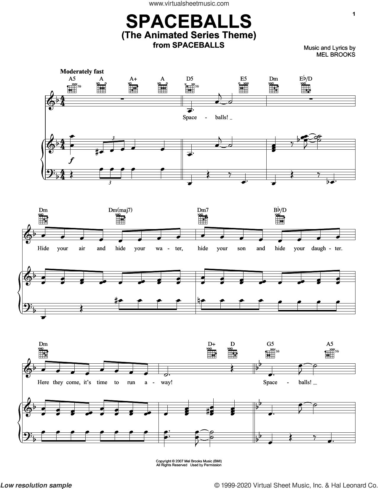 Spaceballs (The Animated Series Theme) (from Spaceballs)
