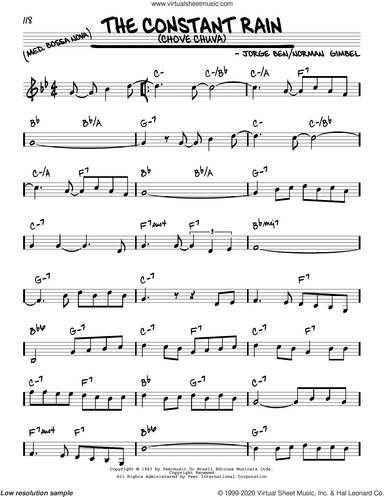 The Constant Rain (Chove Chuva)