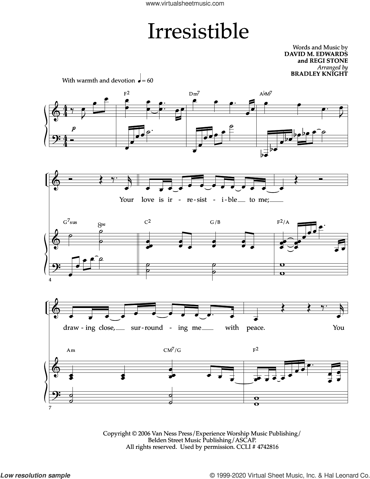 Irresistible (arr. Bradley Knight)