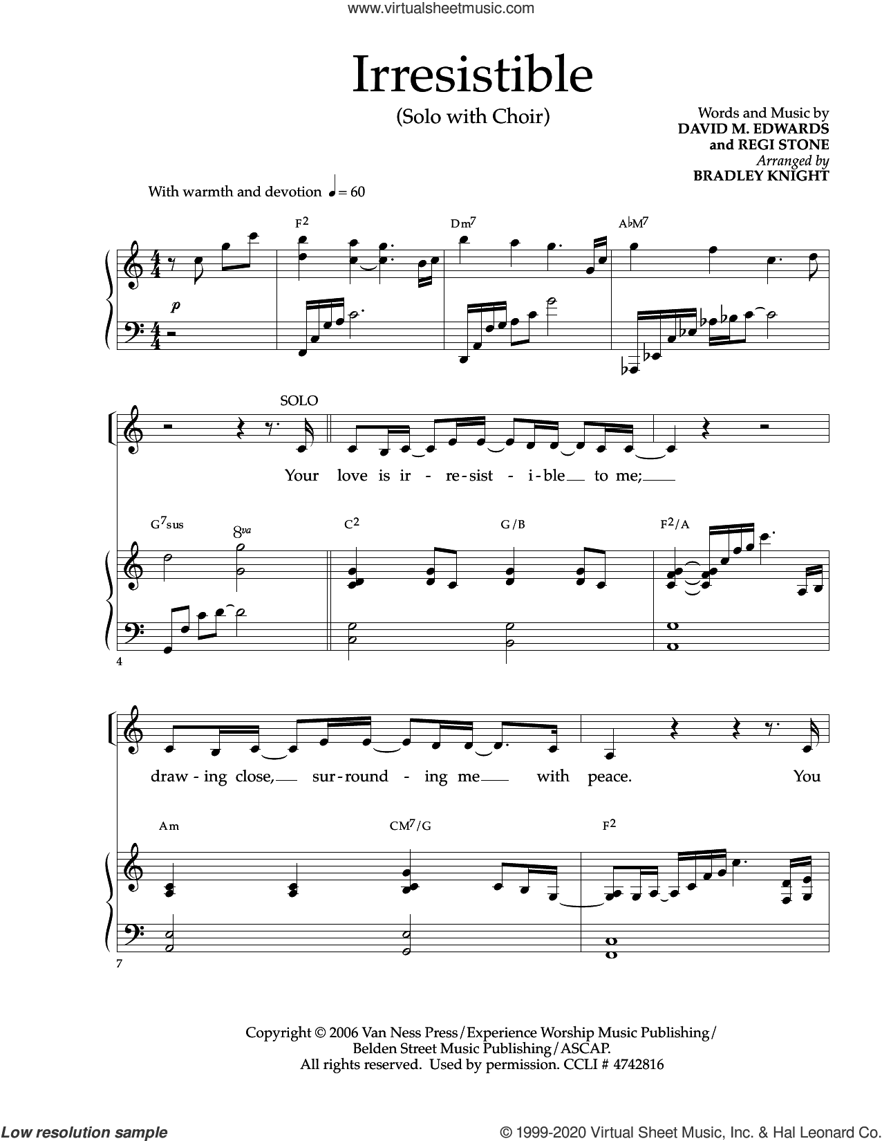 Irresistible (arr. Bradley Knight)
