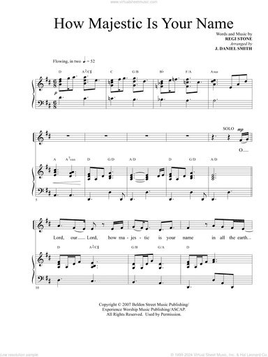 How Majestic Is Your Name (arr. J. Daniel Smith)
