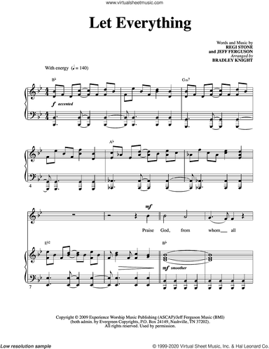Let Everything (arr. Bradley Knight)