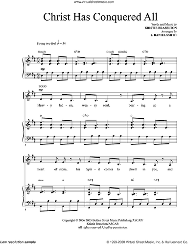 Christ Has Conquered All (arr. J. Daniel Smith)