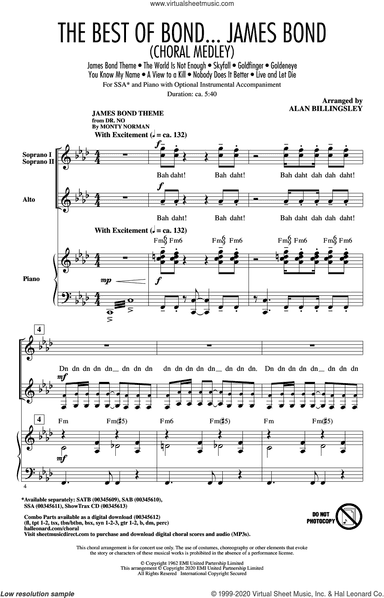 The Best of Bond... James Bond (Choral Medley)
