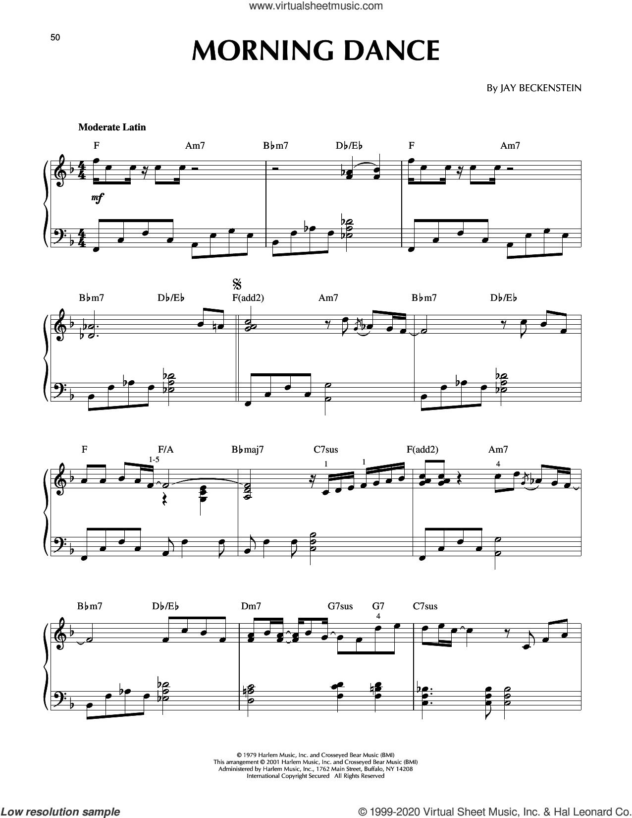 Morning Dance (arr. Larry Moore)