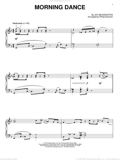Morning Dance (arr. Phillip Keveren)