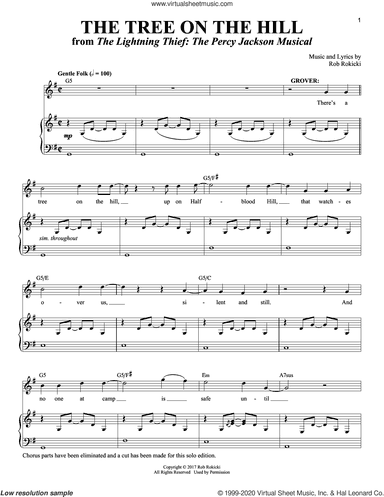 The Tree On The Hill [Solo version] (from The Lightning Thief: The Percy Jackson Musical)