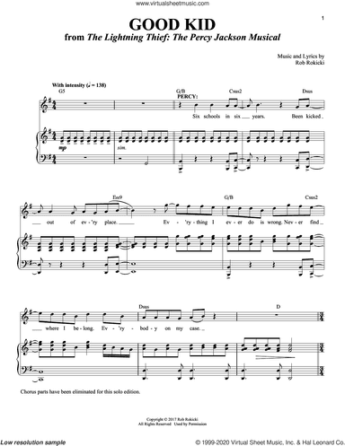 Good Kid [Solo version] (from The Lightning Thief: The Percy Jackson Musical)