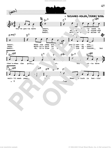 Heart (High Voice) (from Damn Yankees)