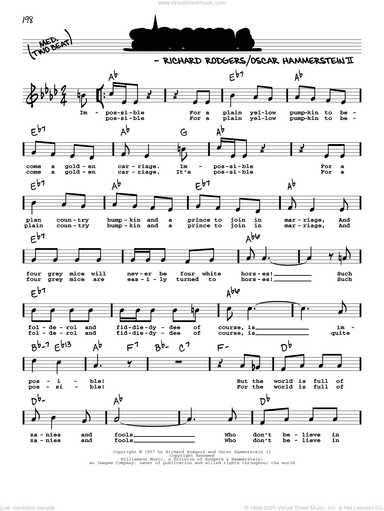 Impossible (High Voice) (from Cinderella)