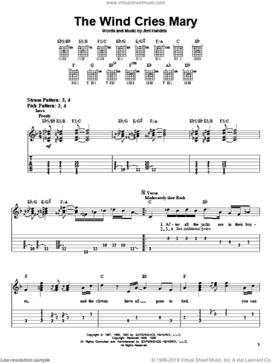 The Wind Cries Mary
