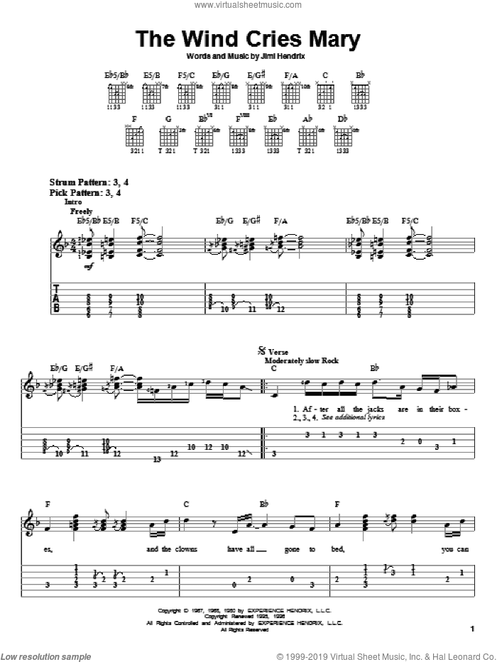 The Wind Cries Mary