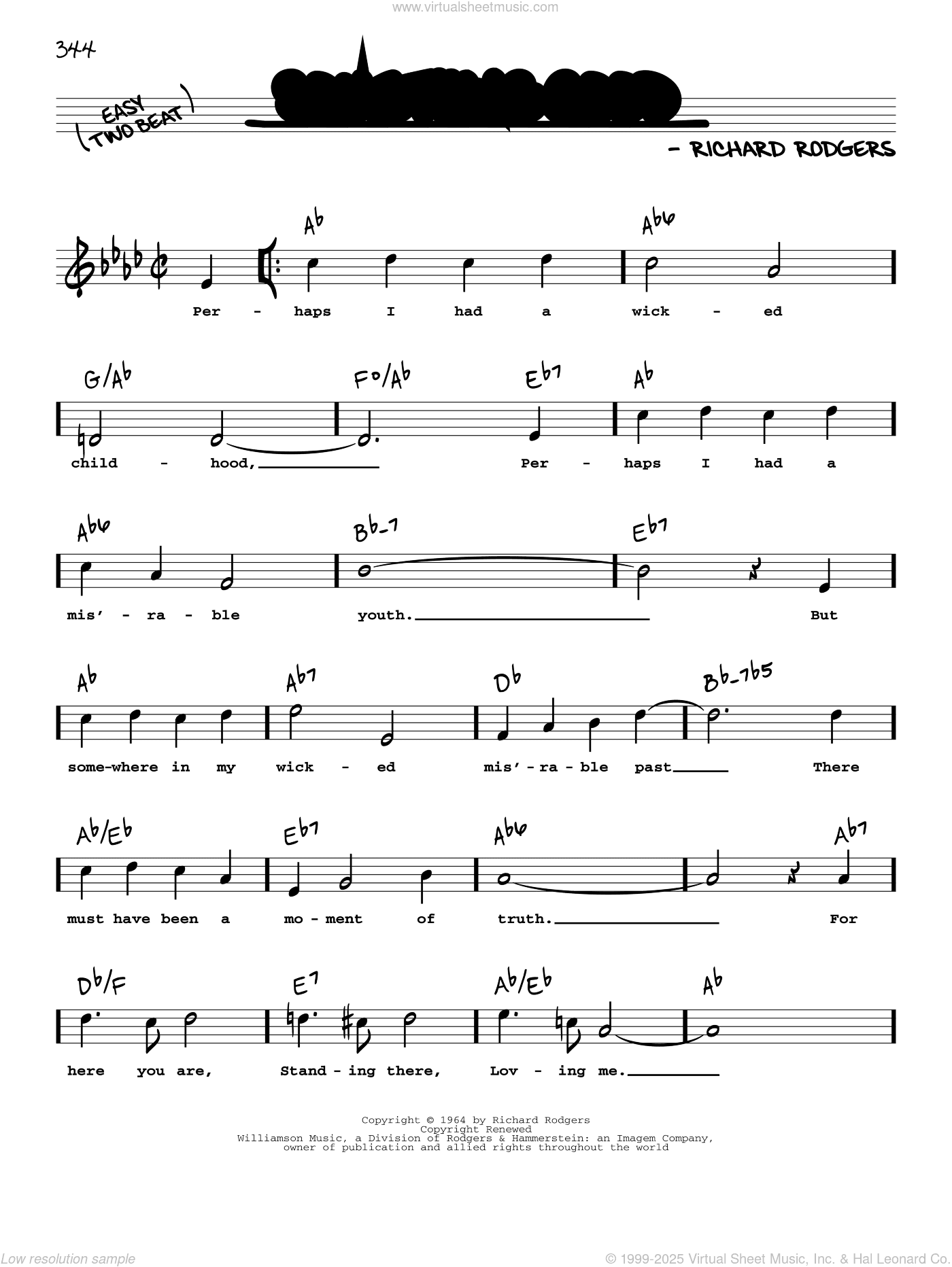 Something Good (from The Sound Of Music) (High Voice)