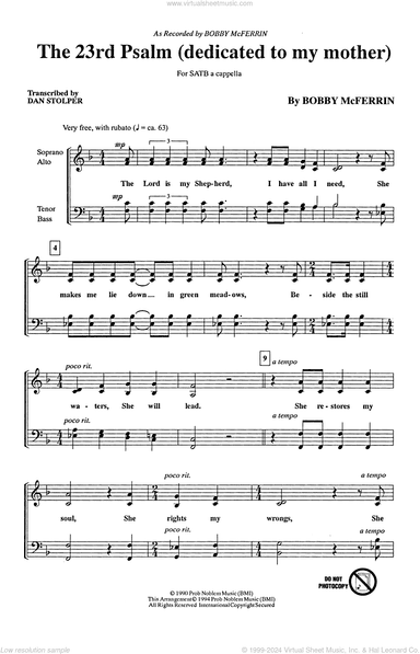 The 23rd Psalm (Dedicated To My Mother)