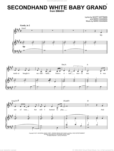 Secondhand White Baby Grand (from Smash)