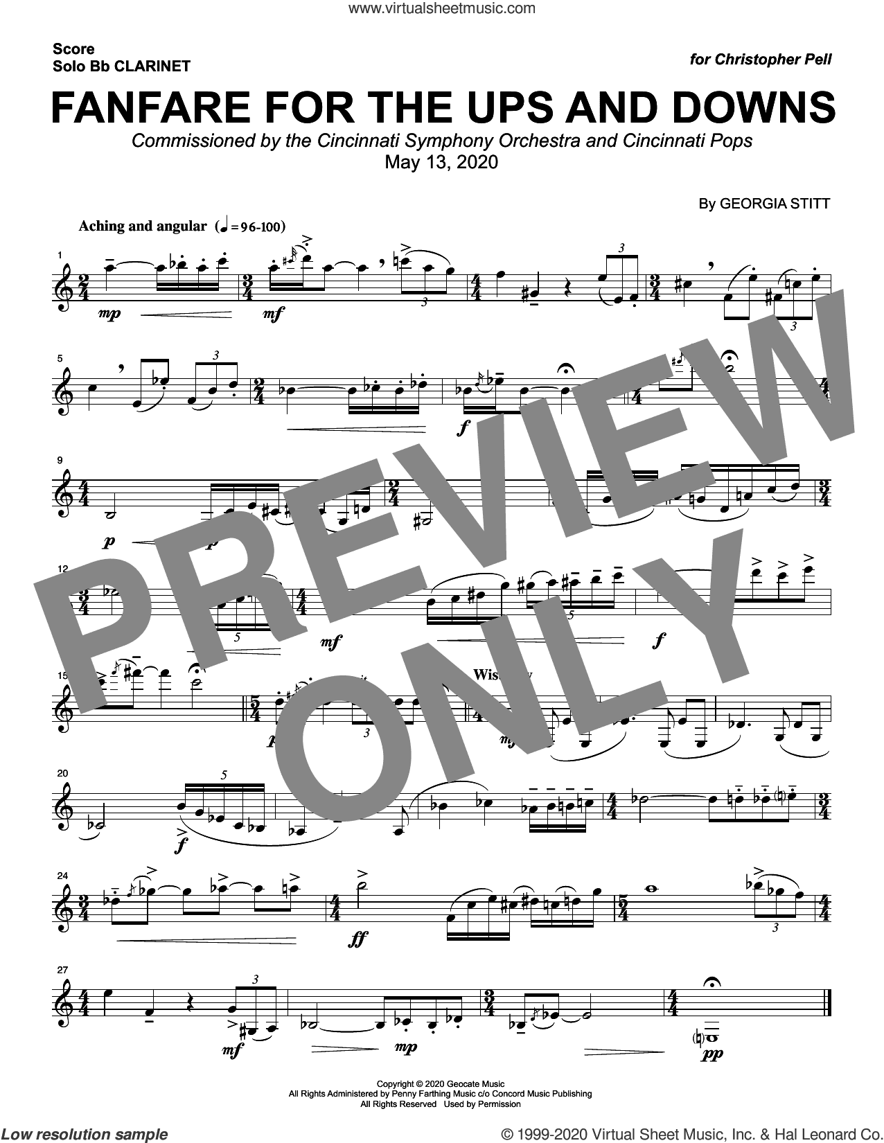 Fanfare For The Ups And Downs