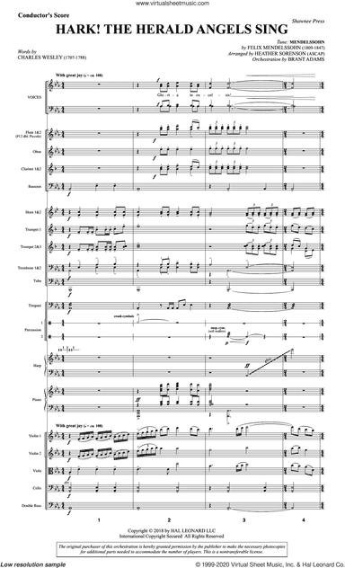 Hark! The Herald Angels Sing (Orchestra) (arr. Heather Sorenson)