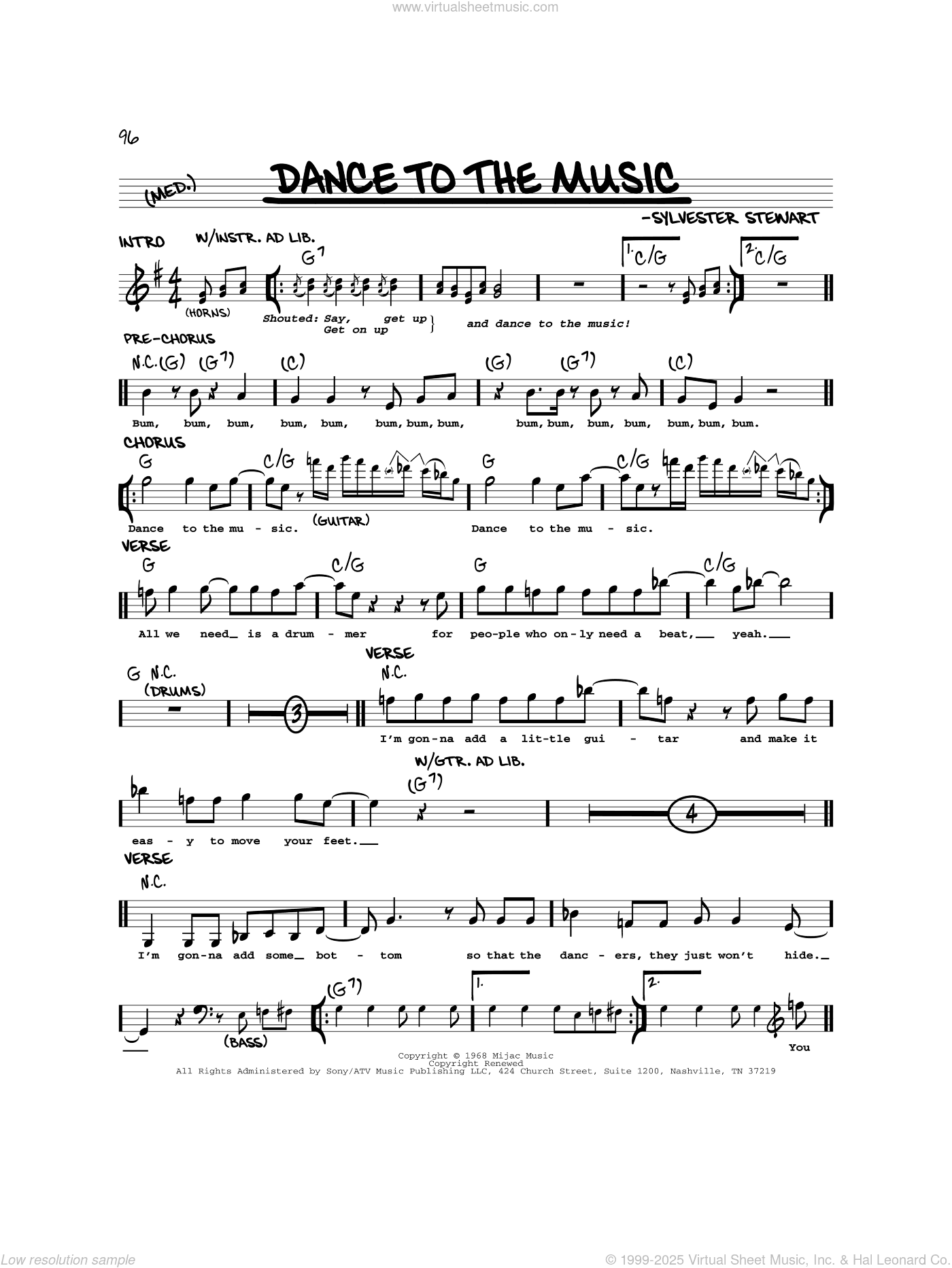 Dance To The Music
