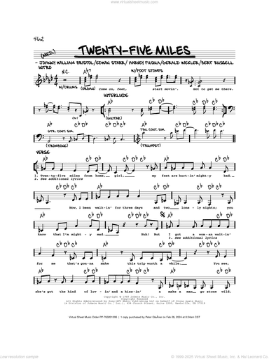Twenty-Five Miles