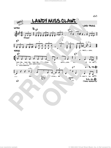 Lawdy Miss Clawdy