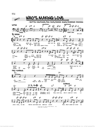 Who's Making Love