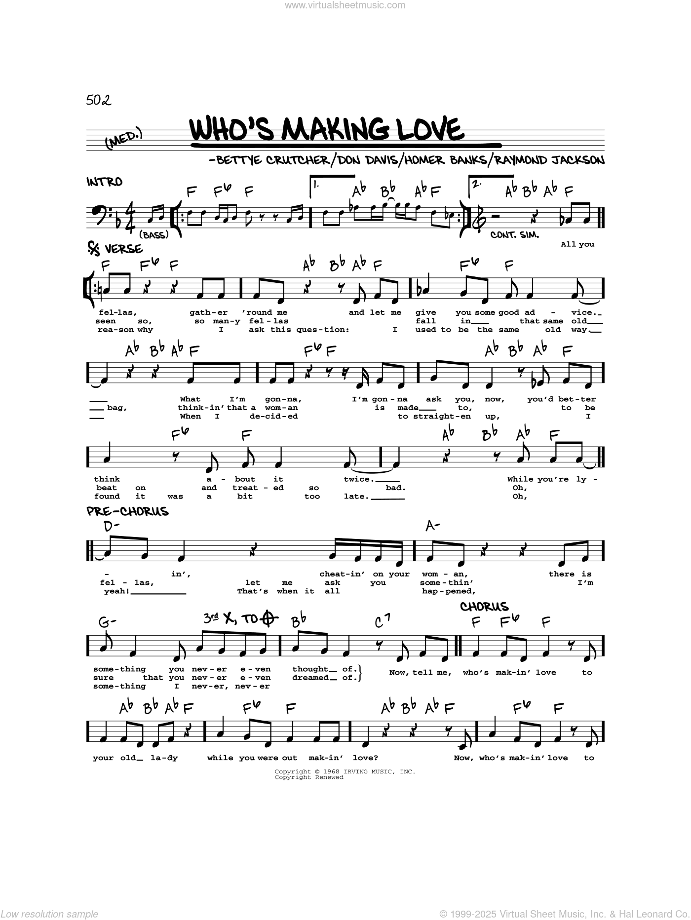 Who's Making Love
