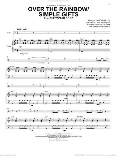 Over The Rainbow/Simple Gifts (from The Wizard Of Oz)