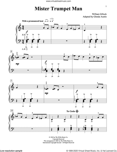 Mister Trumpet Man (Simplified) (adapted by Glenda Austin)