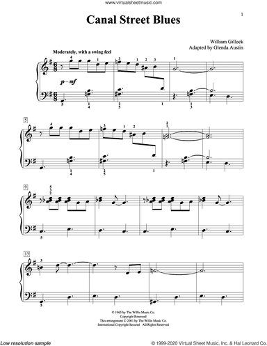 Canal Street Blues (Simplified) (adapted by Glenda Austin)
