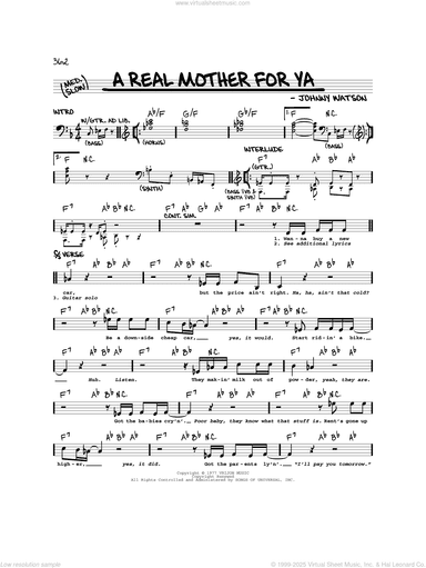 A Real Mother For Ya