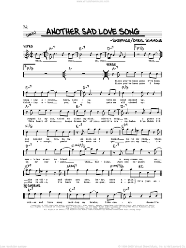 Another Sad Love Song