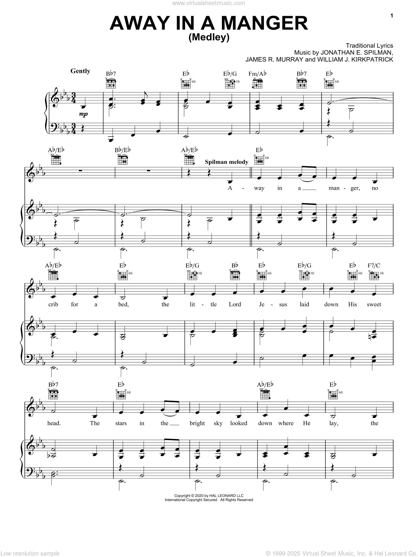 Away In A Manger (Medley)