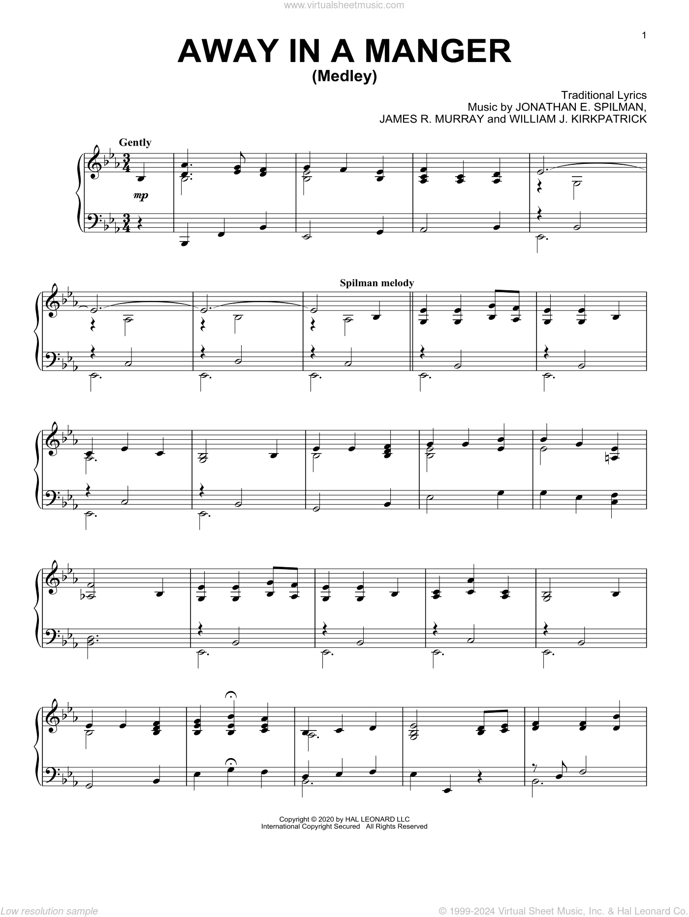 Away In A Manger (Medley)