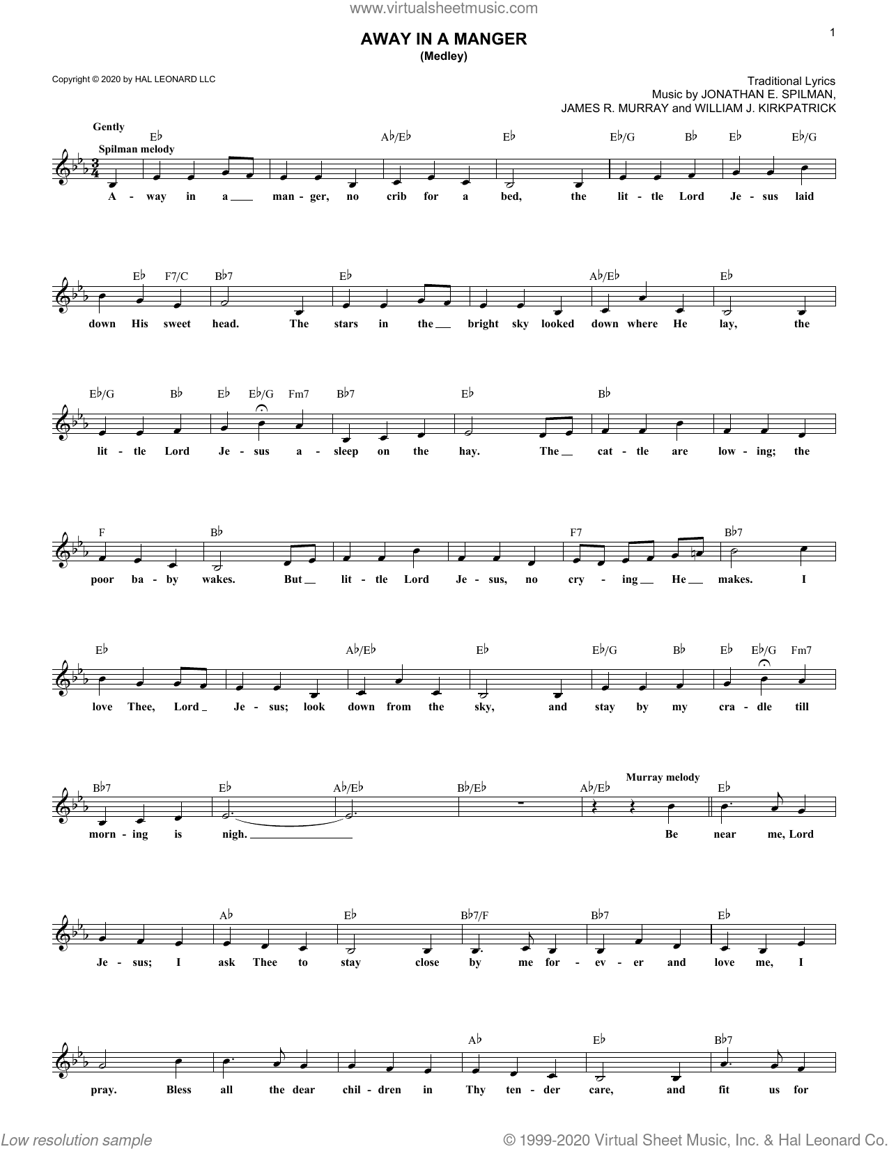 Away In A Manger (Medley)