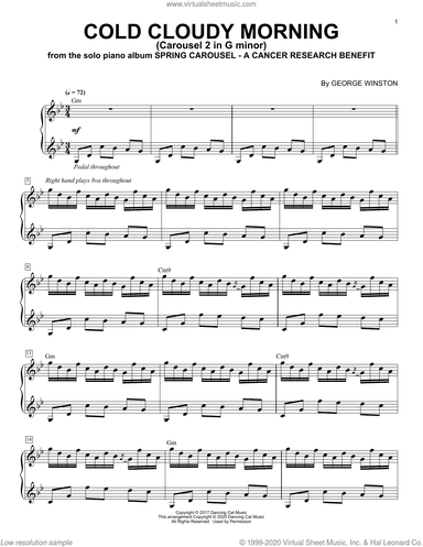 Cold Cloudy Morning (Carousel 2 In G Minor)