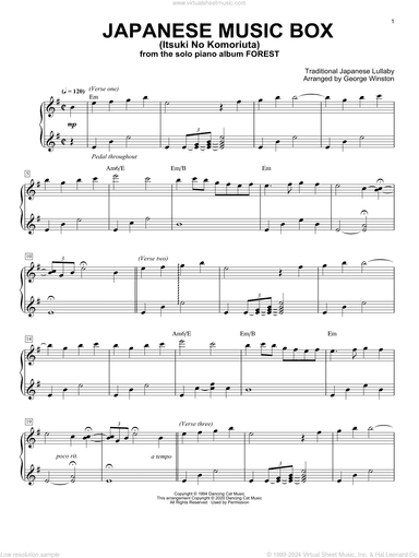 Japanese Music Box (Itsuki No Komoriuta)