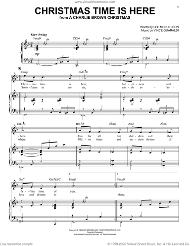 Christmas Time Is Here [Jazz Version] (arr. Brent Edstrom)