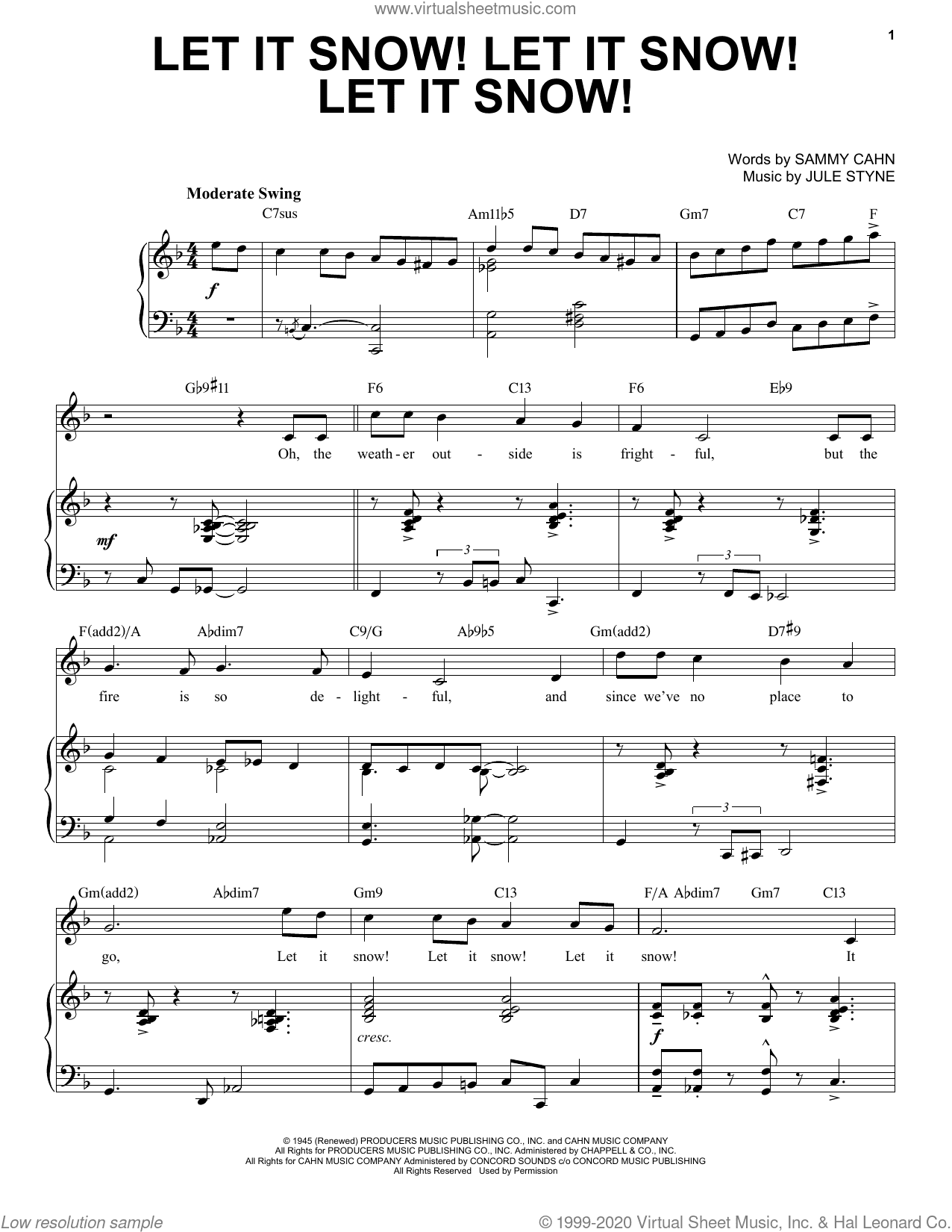Let It Snow! Let It Snow! Let It Snow! [Jazz Version] (arr. Brent Edstrom)
